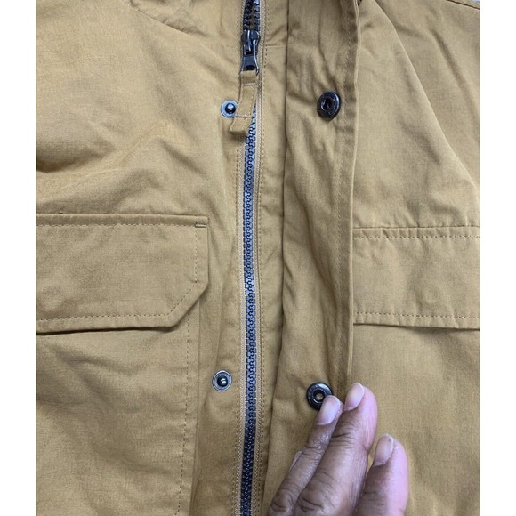 George Men's Twill Jacket Small Workwear Dark Camel Tractor Chore Farm Factory - Picture 11 of 16